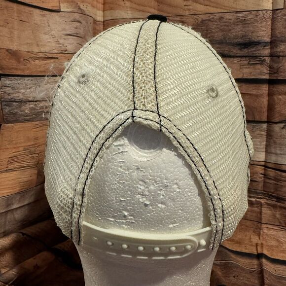 Blessed Beyond Belief Distressed Mesh Hat Adjustable SnapBack Black Cap Zkapz - Picture 3 of 7